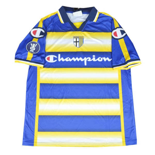 Tailandia Camiseta Parma Segunda equipo Retro 2004 2005 Azul Amarillo